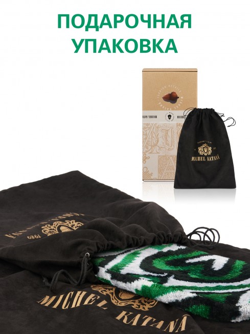 Шелковый (Бахмаль) Клатч-конверт-папка-косметичка PROSPERITAS CORDIS! (Сердце удачи!) THINY_PROSPERITAS CORDIS!